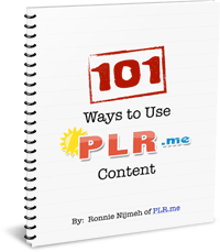 101 Ways to Use PLR Content