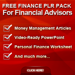Free Finance PLR