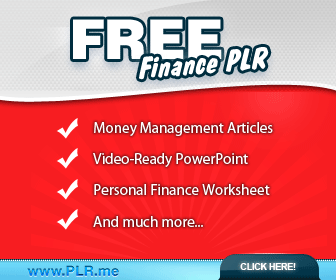 Free Finance PLR Pack
