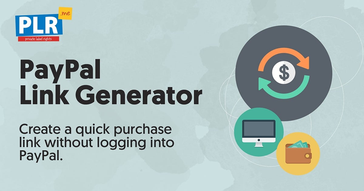 how to generate a paypal me link