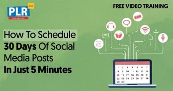 How To Schedule 30 Days of Social Media Posts In Just 5 Minutes