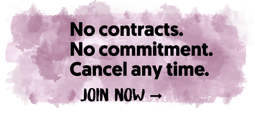 No contracts. No commitment. Cancel any time.